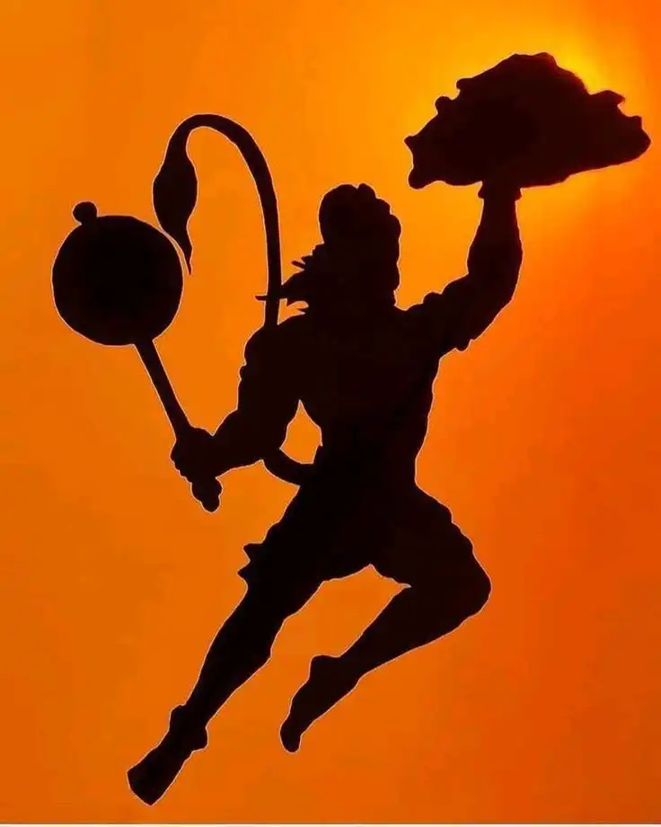 angry hanuman danger bajrangbali photo